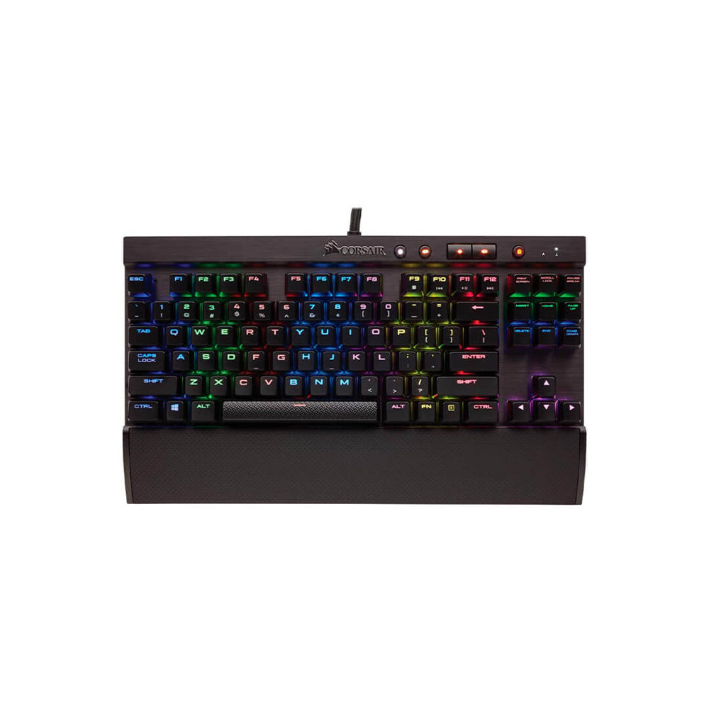 Corsair K65 LUX RGB Mechanical Gaming Keyboard - Cherry MX Red Switches - Fast & Responsive for PC, PS5, Xbox - Perfect for FPS, MOBA & Typing