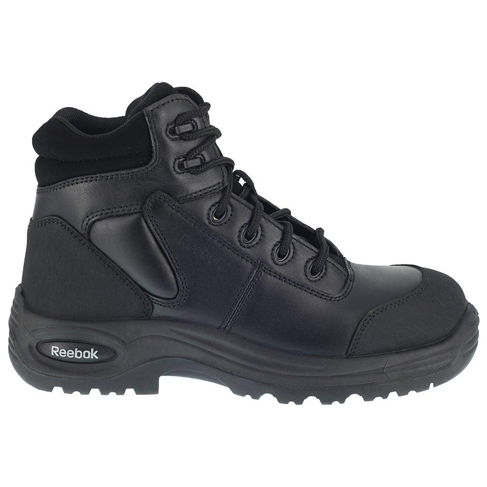 Reebok Women's Trainex Composite Toe Work Boots - Black, Size 10.5 Medium | Safety Shoes for Construction, Warehouse & Industrial Work