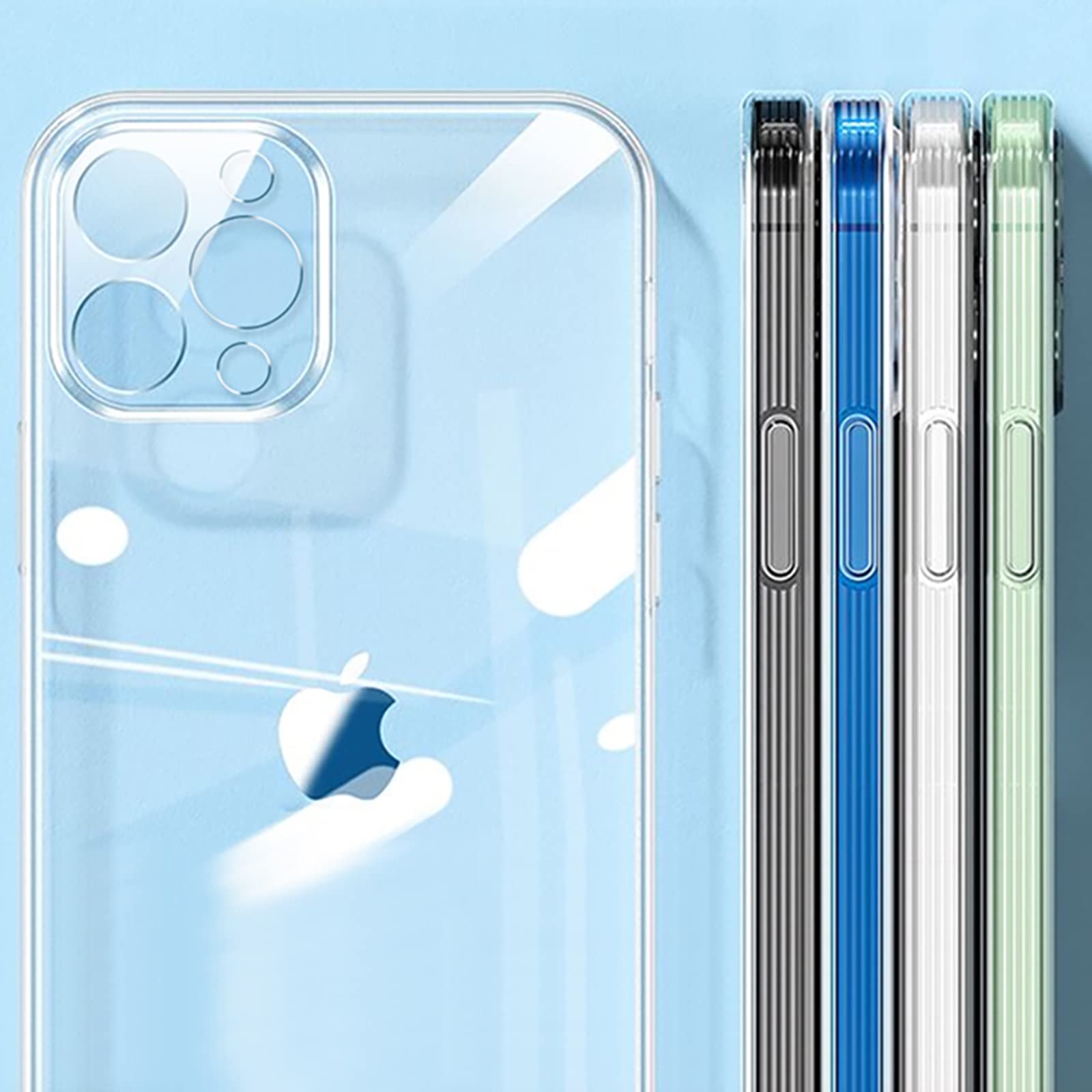Premium Crystal Clear iPhone 11 Pro Max Case with Camera Lens Protector | Military-Grade Drop Protection | Shockproof Silicone Bumper | Anti-Yellowing | Ultra Slim Design | Perfect for Everyday Use, Travel & Outdoor Activities