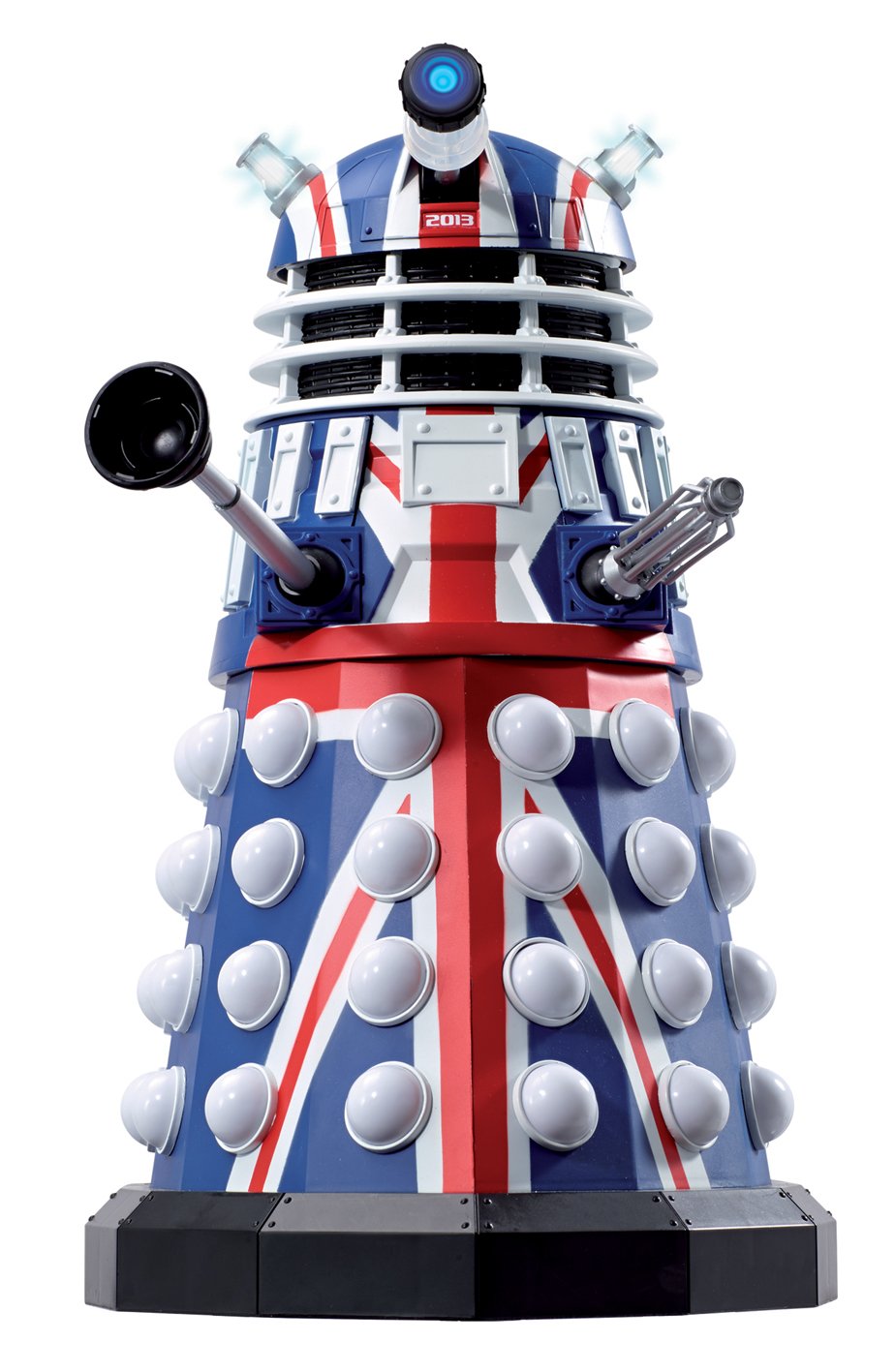 Doctor Who 50th Anniversary Dalek Action Figure with Sound & Light Effects - Collectible British Sci-Fi Toy for Fans, Home Decor & TV Show Enthusiasts
