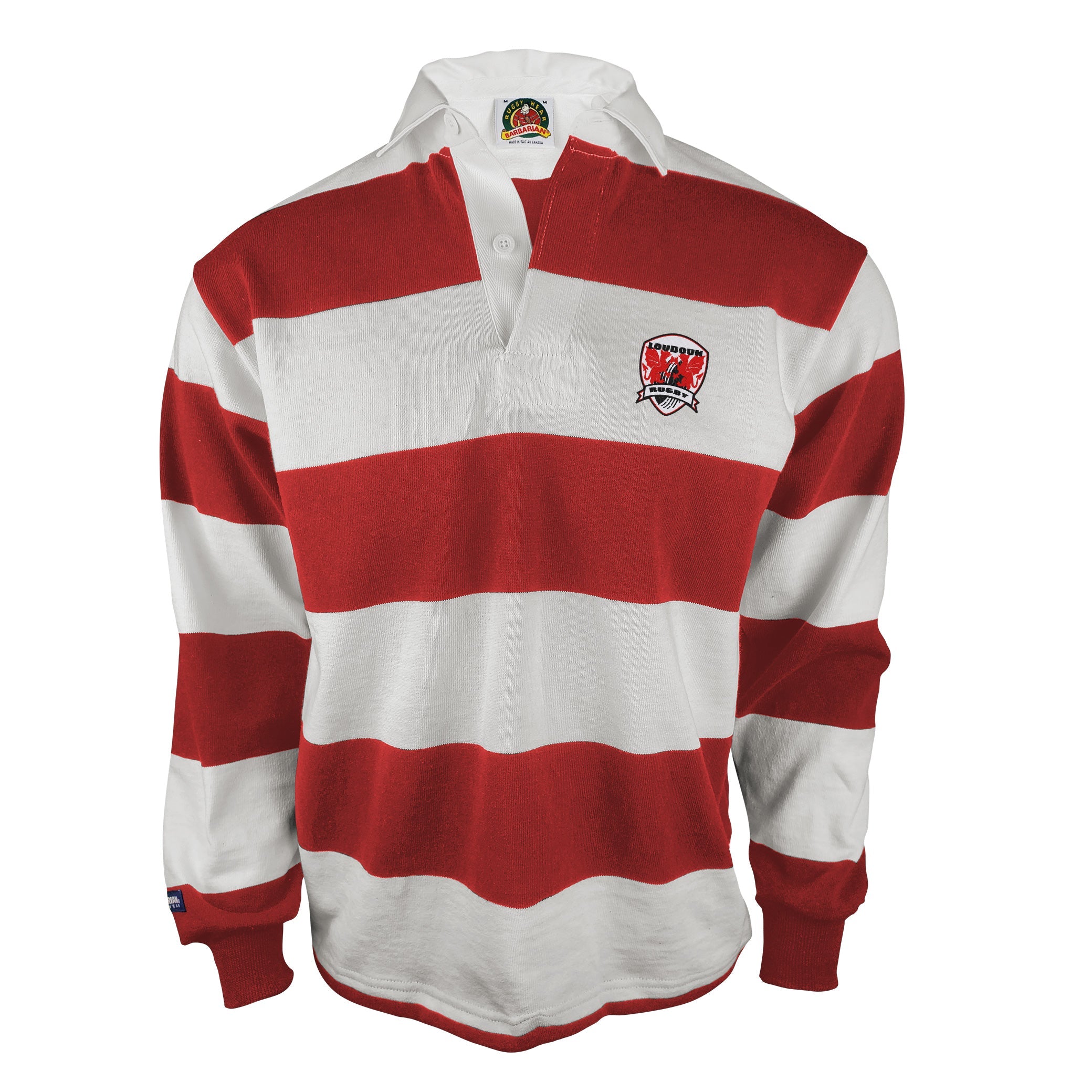 Loudoun RFC 4 Inch Stripe Jersey - Breathable Sports Jersey for Rugby, Soccer & Football - Perfect for Training, Matches & Fan Support
