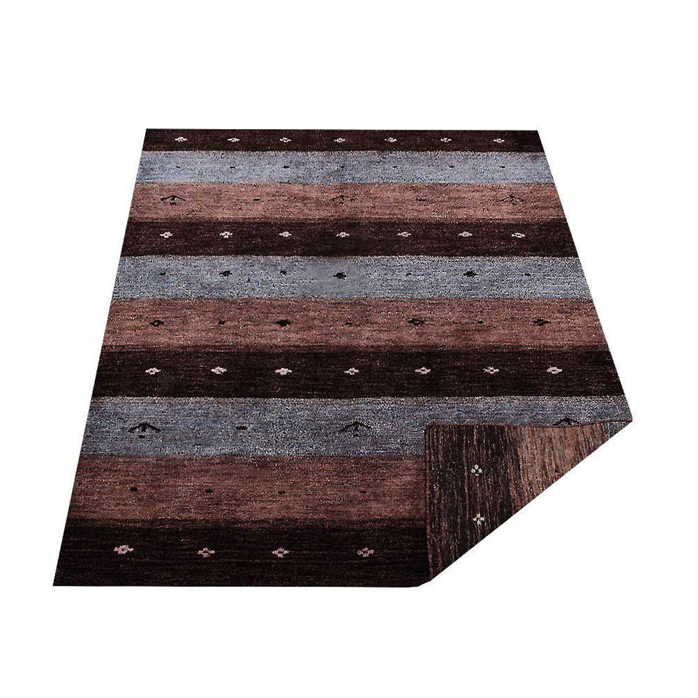 Hand-Knotted Granite Area Rug - Soft & Durable Wool Carpet for Living Room, Bedroom, Dining Room Decor | Non-Slip Backing, Easy to Clean | Perfect for Home, Office & High-Traffic Areas