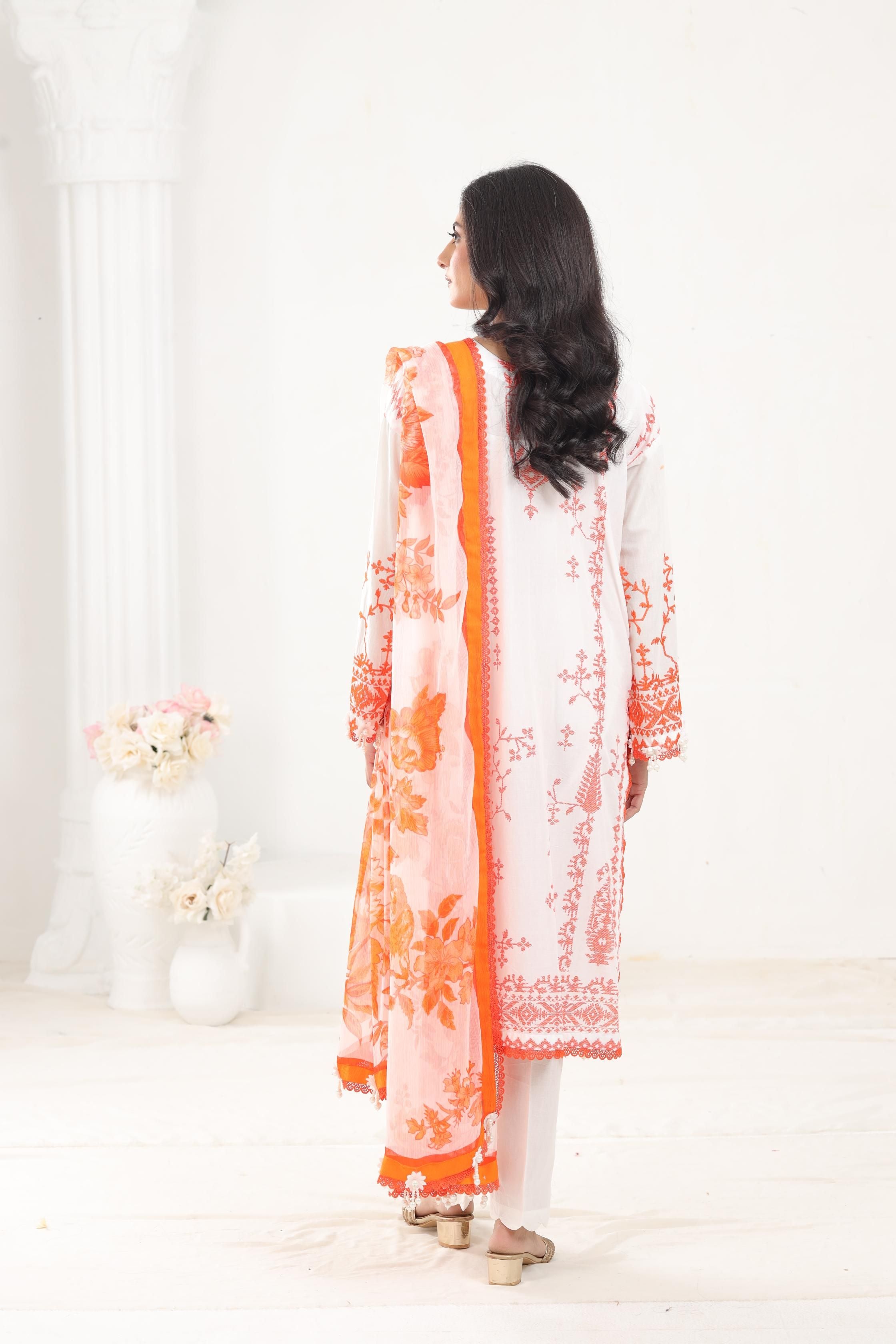 Sana Safinaz Muzlin Volume 2 Stitched Embroidered Lawn Suit - Pakistani Designer Outfit for Women | Perfect for Weddings, Parties & Special Occasions