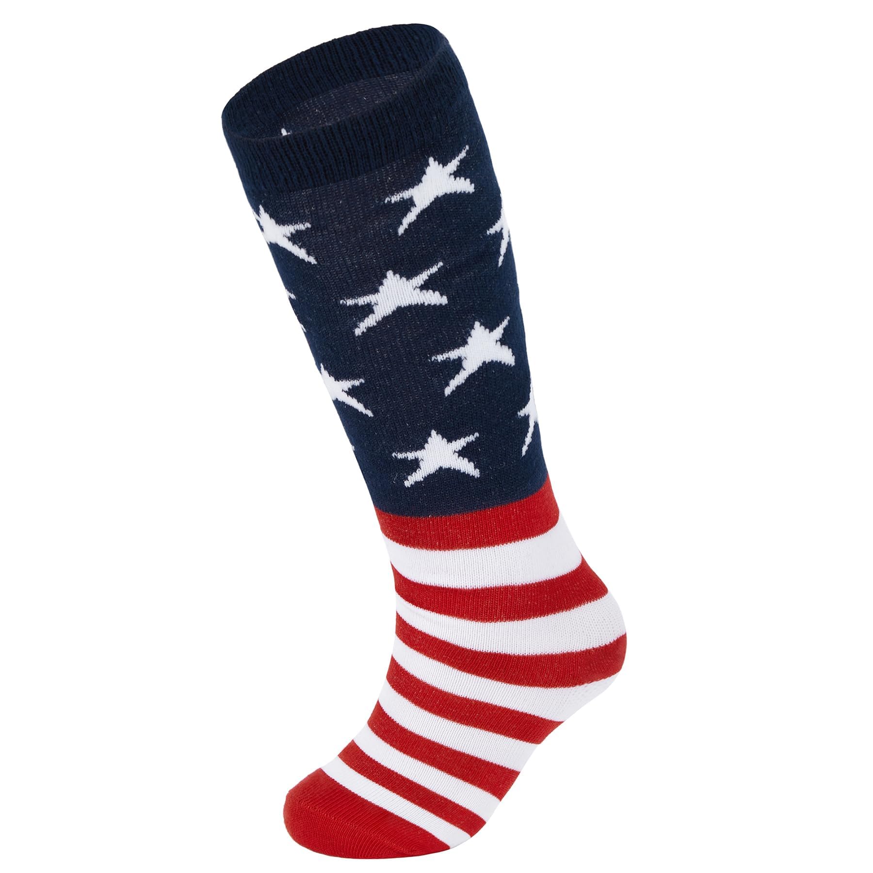 Zando Kids Soccer Socks - Knee High Cotton Athletic Socks for Boys & Girls - Breathable Youth Baseball Socks for Sports & Training - Perfect for Soccer, Baseball & School PE Activities