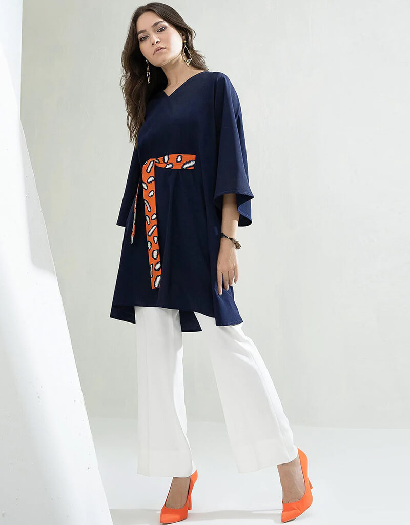 Blue Charcoal Top & Pants Set - Stylish Casual Outfit for Women | Perfect for Work, Date Night & Everyday Wear