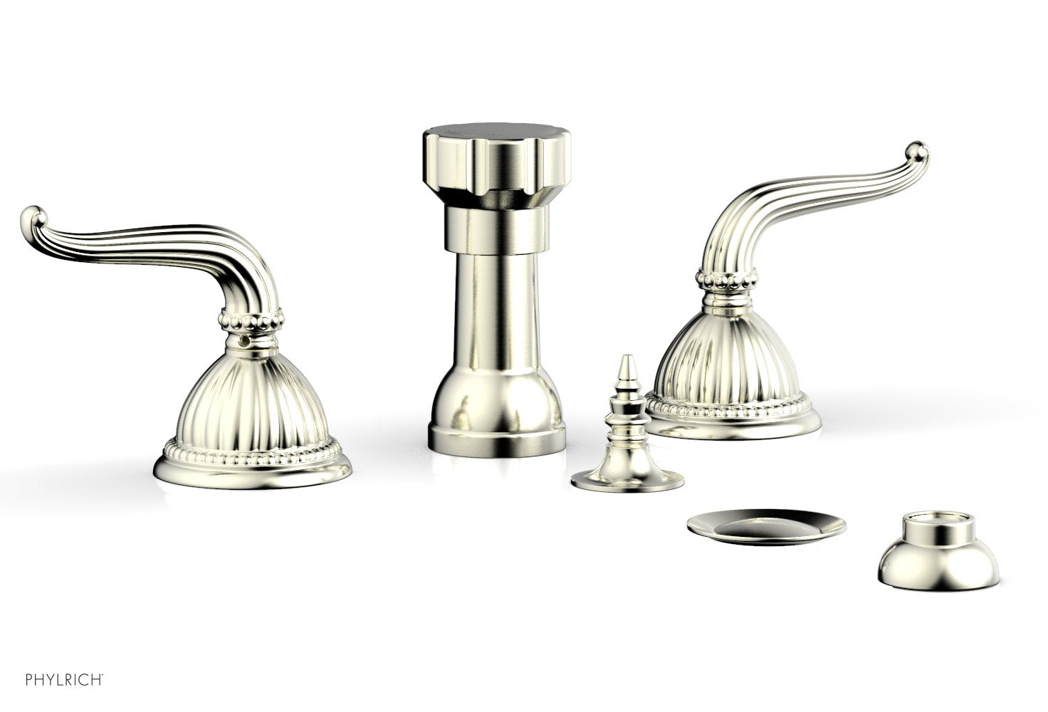 Premium Georgian & Barcelona Style 4-Hole Bidet Faucet Set K4141 - Modern Bathroom Upgrade for Hygiene & Comfort