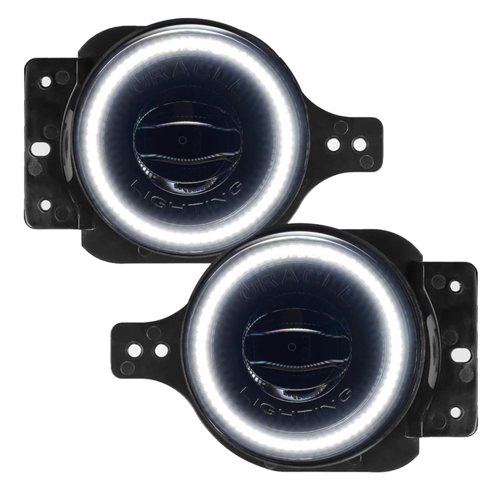 ORACLE Lighting 5847-001 Pair of 20W LED Fog Lights for 2007-2018 Jeep Wrangler JL - White - DOT Compliant - Rugged & Durable Off-Road Lights - High Performance LED Lighting for Night Driving and Off-Road Adventures