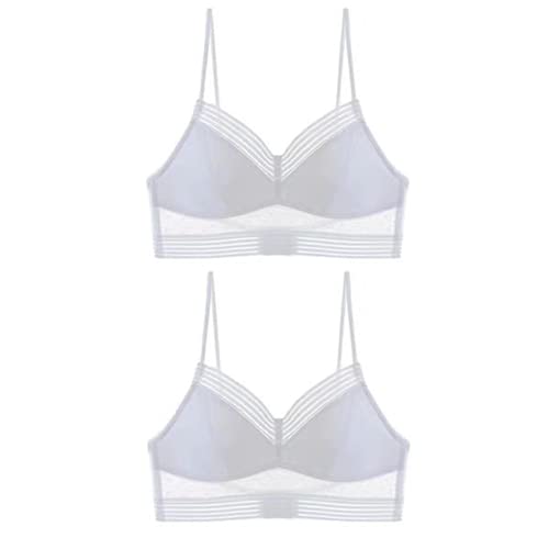 2pcs White Bra