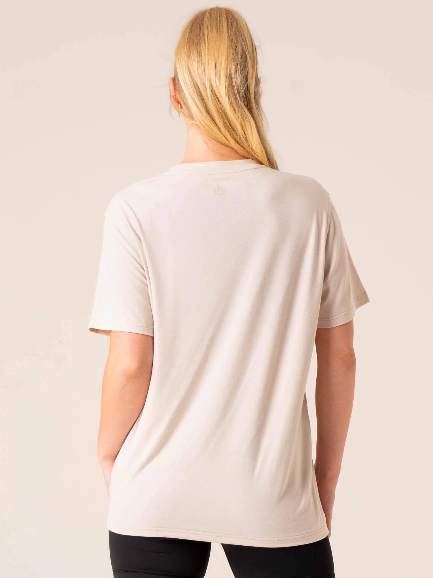 Off Side Longline T-Shirt in Chalk - Stylish and Comfortable Men's Streetwear for Casual Outings and Everyday Wear