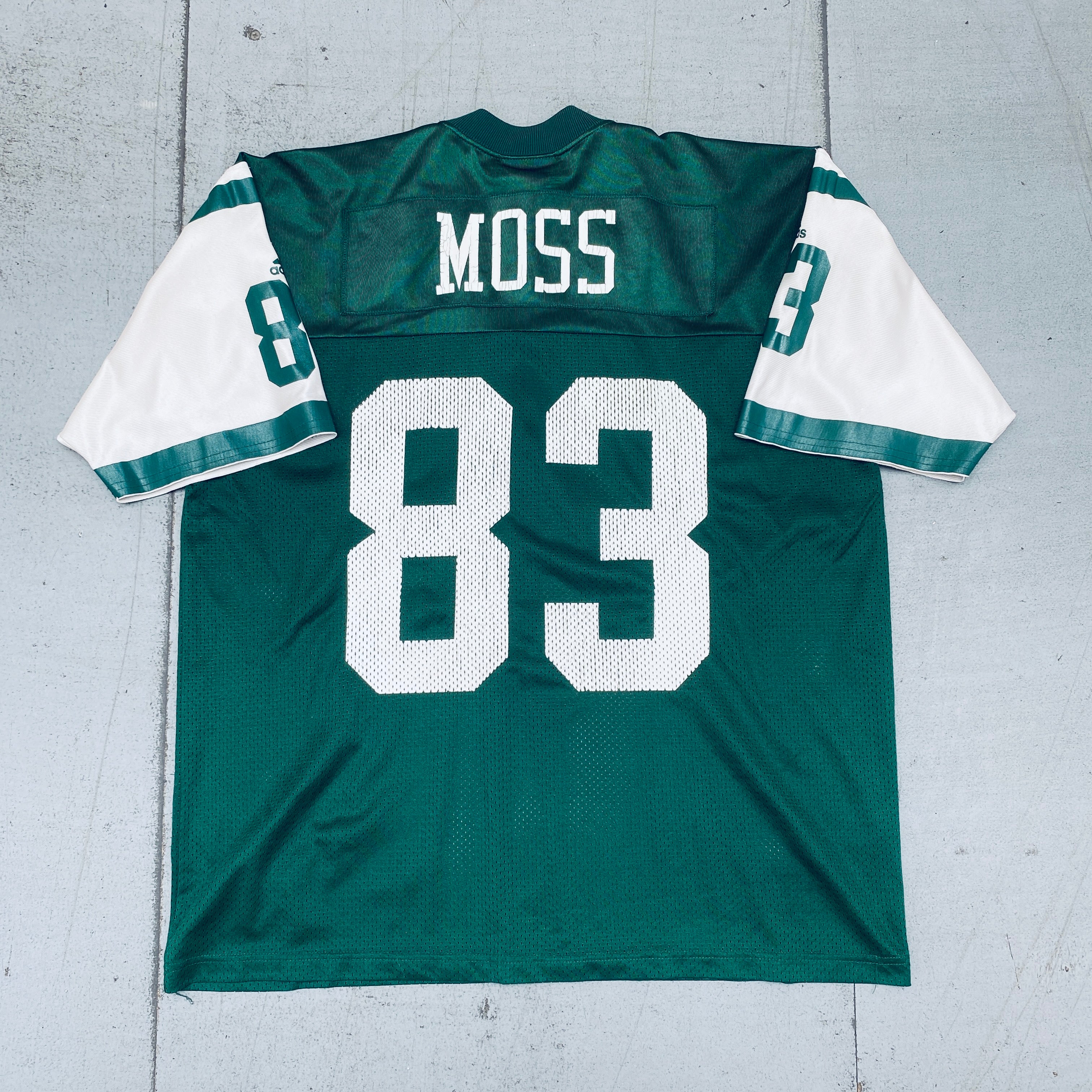 Authentic New York Jets Santana Moss 2001-2002 Rookie Jersey (Large) - Perfect for NFL Fans, Collectors & Game Day Outfits