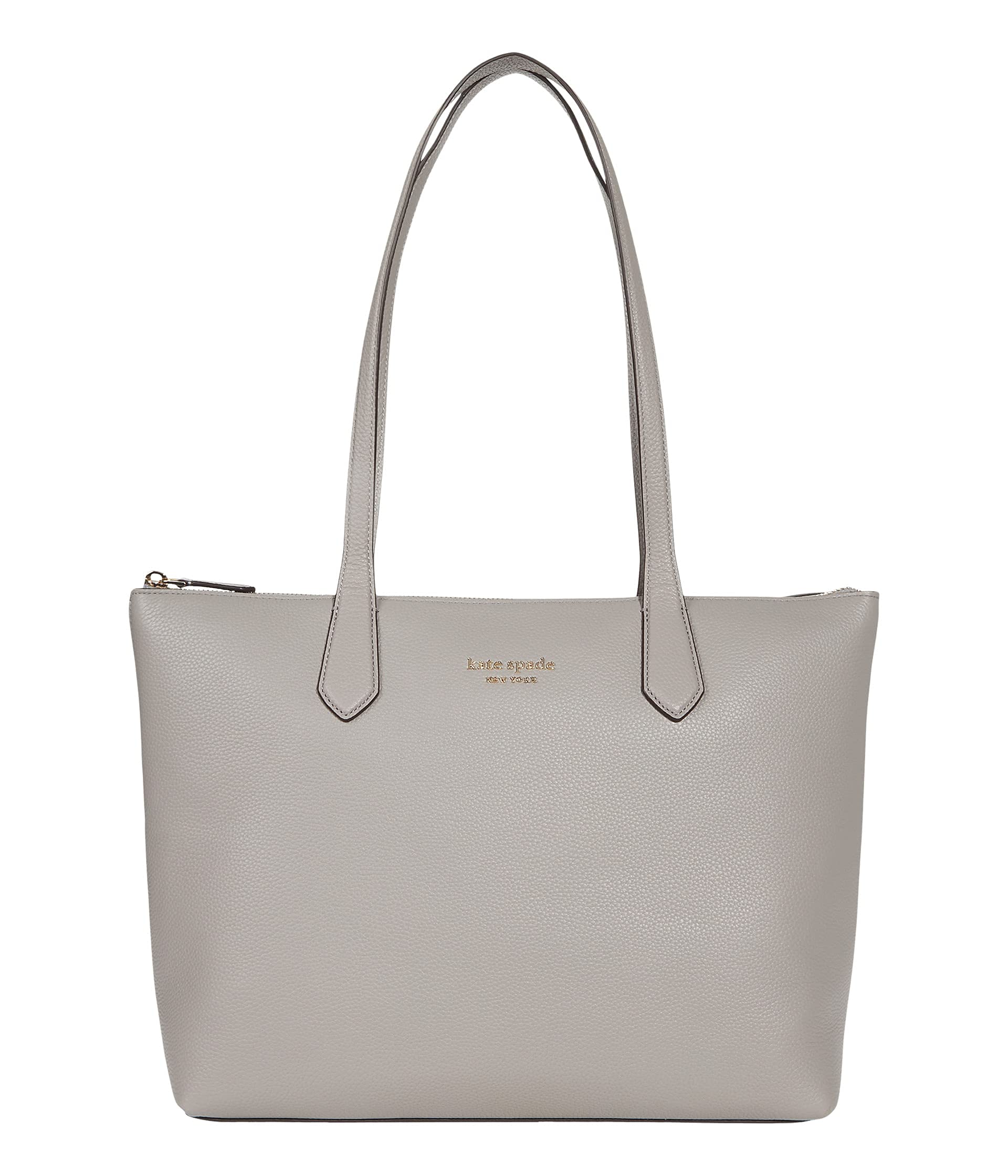Kate Spade New York Bradley Pebbled Leather Large Tote Bag for Women - Stylish Work Tote, Spacious Office Bag, Perfect for Business, Travel & Everyday Use