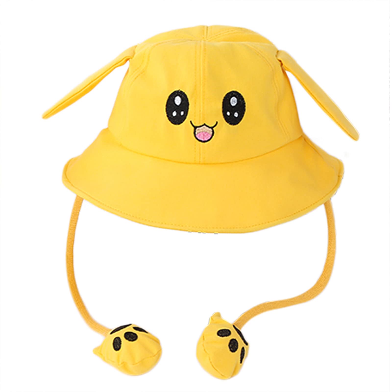 Kids Hiking Hat with Moving Air Rabbit Ears - UV Protection Summer Fisherman Sun Hat for Baby & Children - Perfect for Outdoor Adventures, Beach Trips, and Playtime