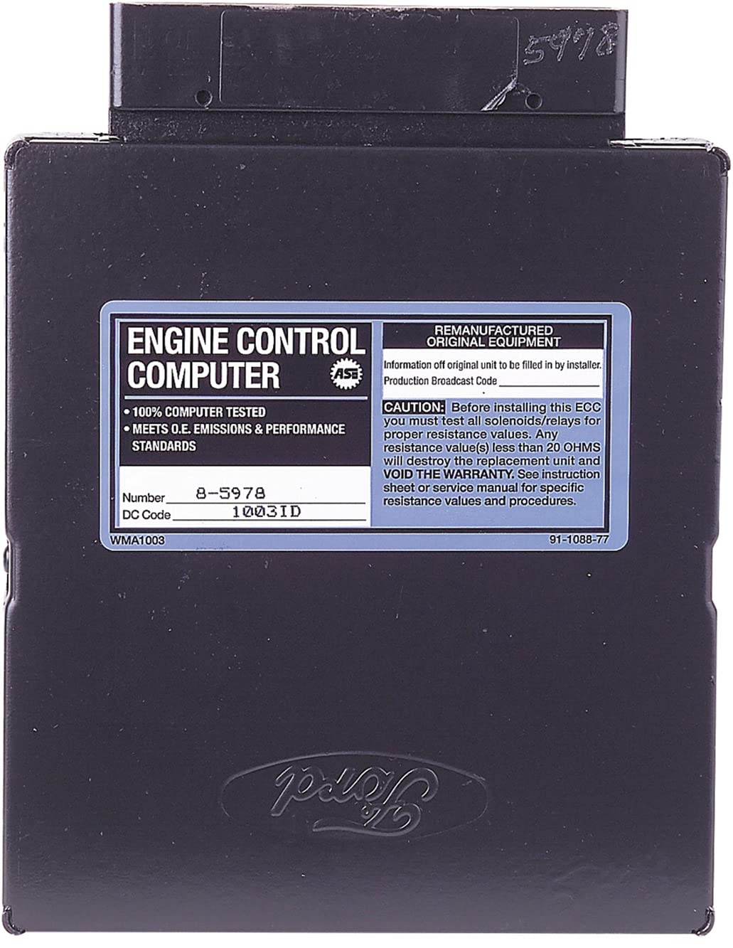 Cardone 78-5978 Remanufactured Ford PCM Engine Computer - Compatible with Ford F150, F250, E150, E250 | Perfect for Engine Performance & Diagnostics