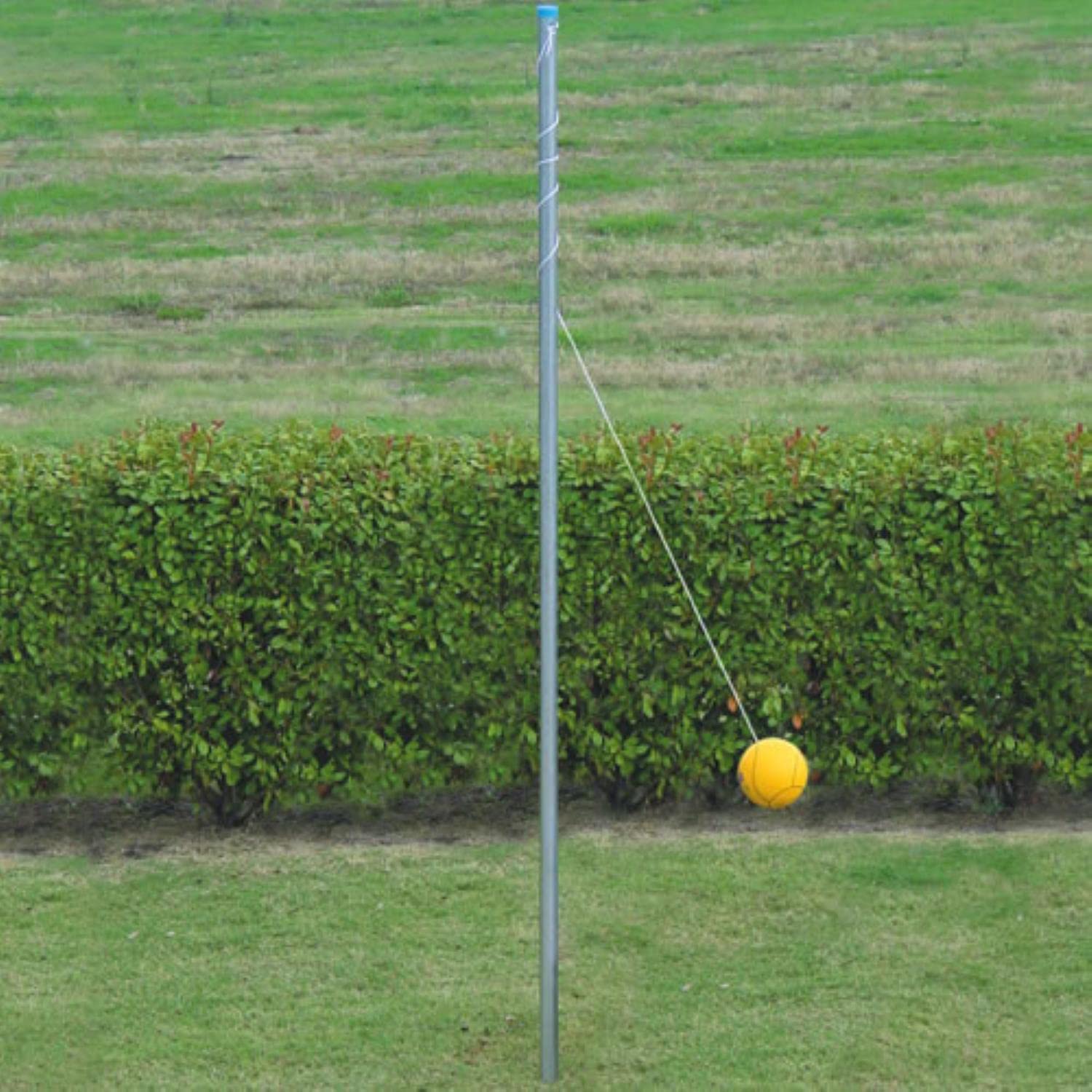 BSN Outdoor Tetherball Pole Set - Heavy Duty Steel Tether Ball Game for Kids & Adults - Perfect for Backyard, Park, and School Playground Fun