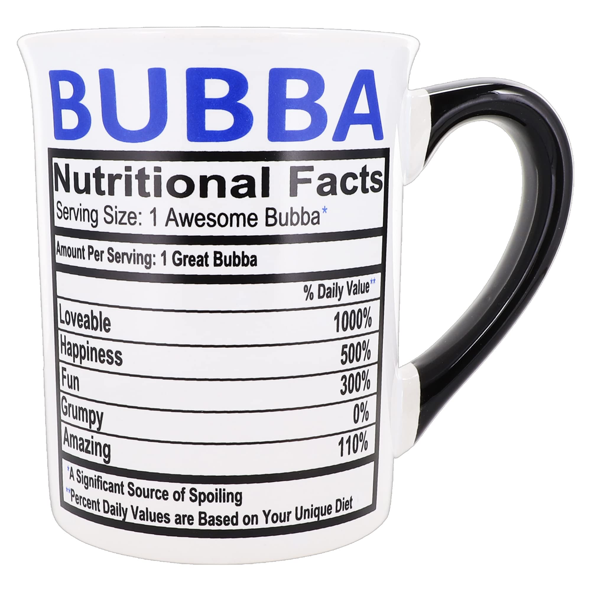 Bubba Cup 16oz Ceramic Coffee Mug - Insulated Travel Mug for Hot & Cold Drinks, Perfect Gift for Men, Dad, Grandpa - Ideal for Home, Office & Outdoor Use