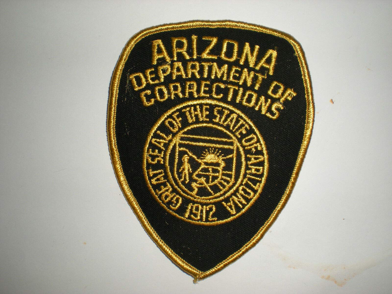 Arizona State Department of Corrections Embroidered Iron On Patch - Custom Badge for Jackets, Hats, Bags & DIY Crafts - Perfect for Women & Men