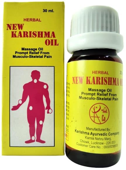 CHALING New Karishma Massage Oil 30ml - Aromatherapy Relaxation & Stress Relief - Perfect for Couples Massage, Spa Day & Self-Care Rituals