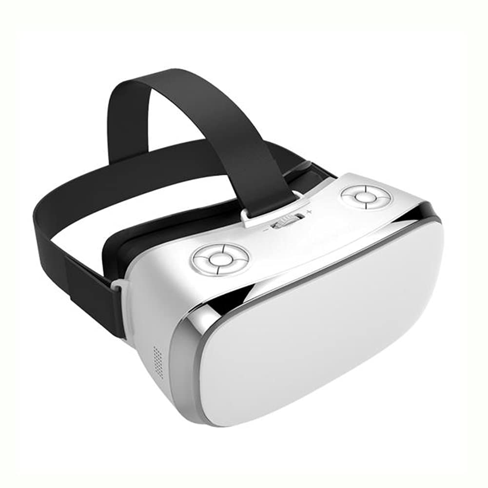 All-in-One Wireless VR Headset for PC & Gaming Consoles - 16GB 3D Virtual Reality Glasses Compatible with PS4, Xbox 360/One, 2K HDMI, Nibiru Android 5.1, 2560x1440 Resolution (White) - Perfect for Immersive Gaming, 3D Movies & Virtual Experiences