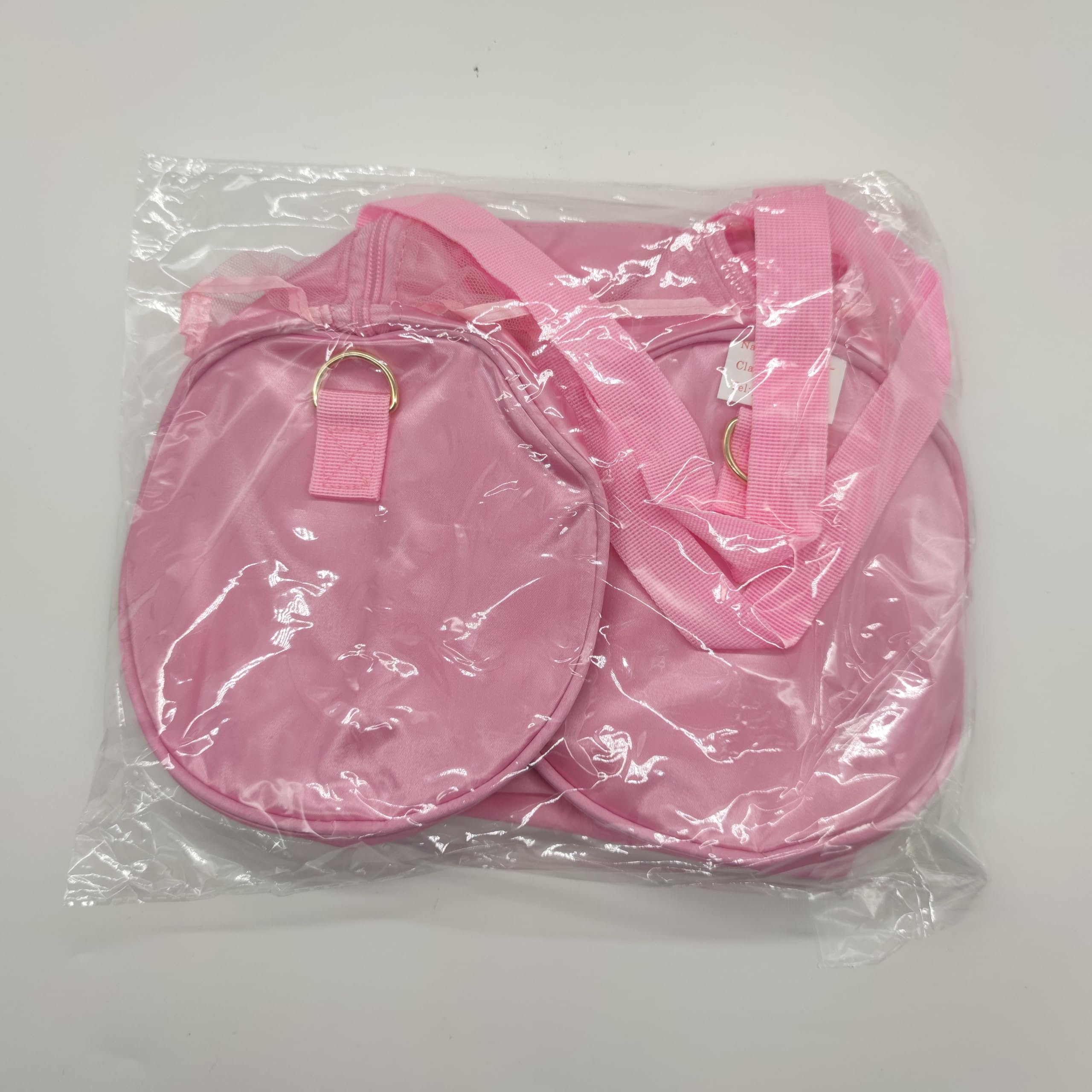 Besbomig Pink Ballet Dance Bag for Girls - Adjustable Shoulder Bag & Crossbody Sports Purse for Ballerina, Dancewear Storage & Princess Shoes Tote - Perfect for Ballet Class, Dance Recitals & Kids Dance Practice
