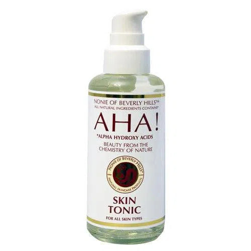 Nonie of Beverly Hills AHA! Skin Tonic - Exfoliating Facial Toner for Glowing Skin | Acne Treatment & Pore Minimizer | Perfect for Daily Skincare Routine & Post-Workout Refresh