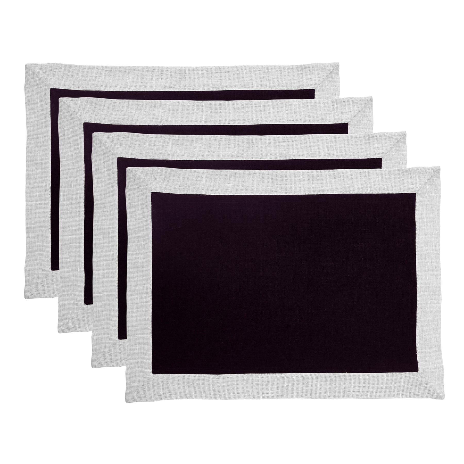 Elegant Festive Edge Placemats Set of 4 - Premium Holiday Dining Table Decor for Christmas, Thanksgiving & Special Occasions