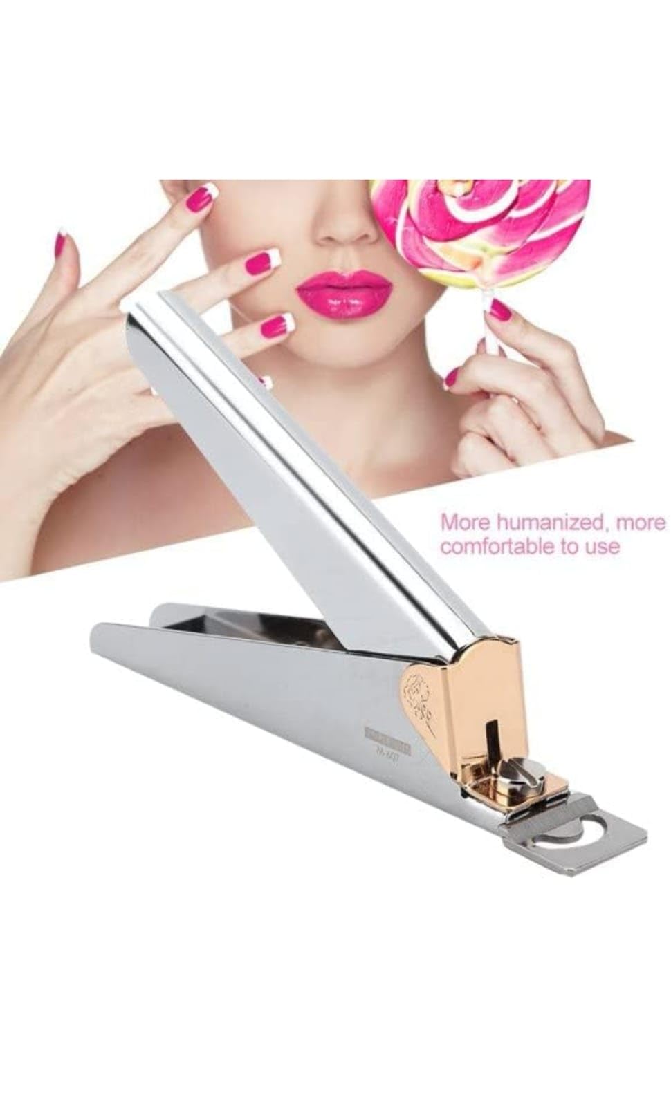 Professional U-Shaped Nail Clippers for Acrylic Nails - Straight Edge Manicure Cutter for Salon & Home Use - Perfect for Gel, Acrylic & Natural Nails