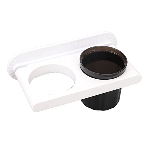 Wall Mount Hair Dryer Holder - Durable PP Material, Safe & Convenient for Bathroom, Salon, Hotel (White) - Perfect for Organizing Blow Dryers in Small Spaces