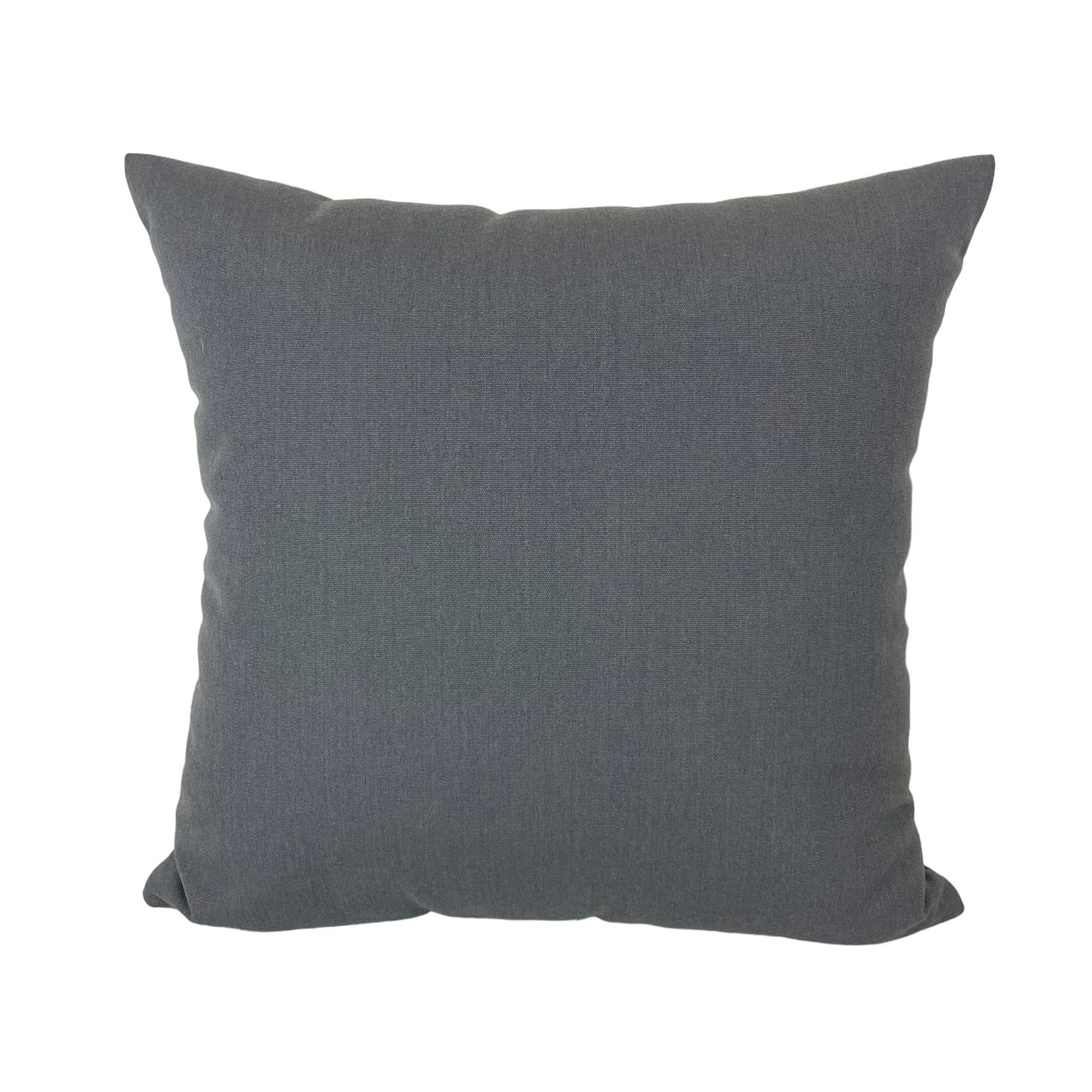 Sunbrella Canvas Haze Throw Pillow 17x17 - Water-Resistant Decorative Cushion for Outdoor & Indoor Use - Perfect for Patio, Sofa, Bedroom Decor