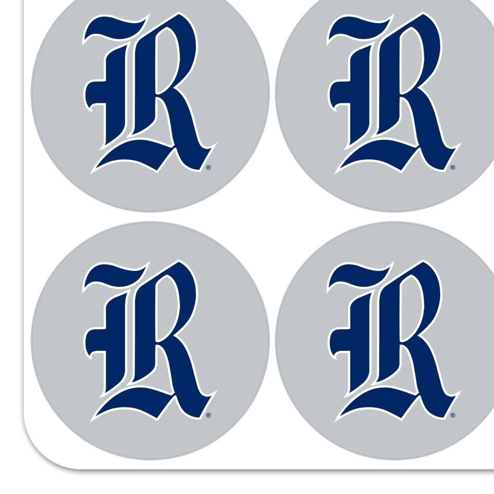 Rice University Owls Logo 1 Inch Planner Stickers - Clear Scrapbooking Decals for Bullet Journals, DIY Crafts, and School Supplies | Perfect for College Students, Planners, and Scrapbook Enthusiasts