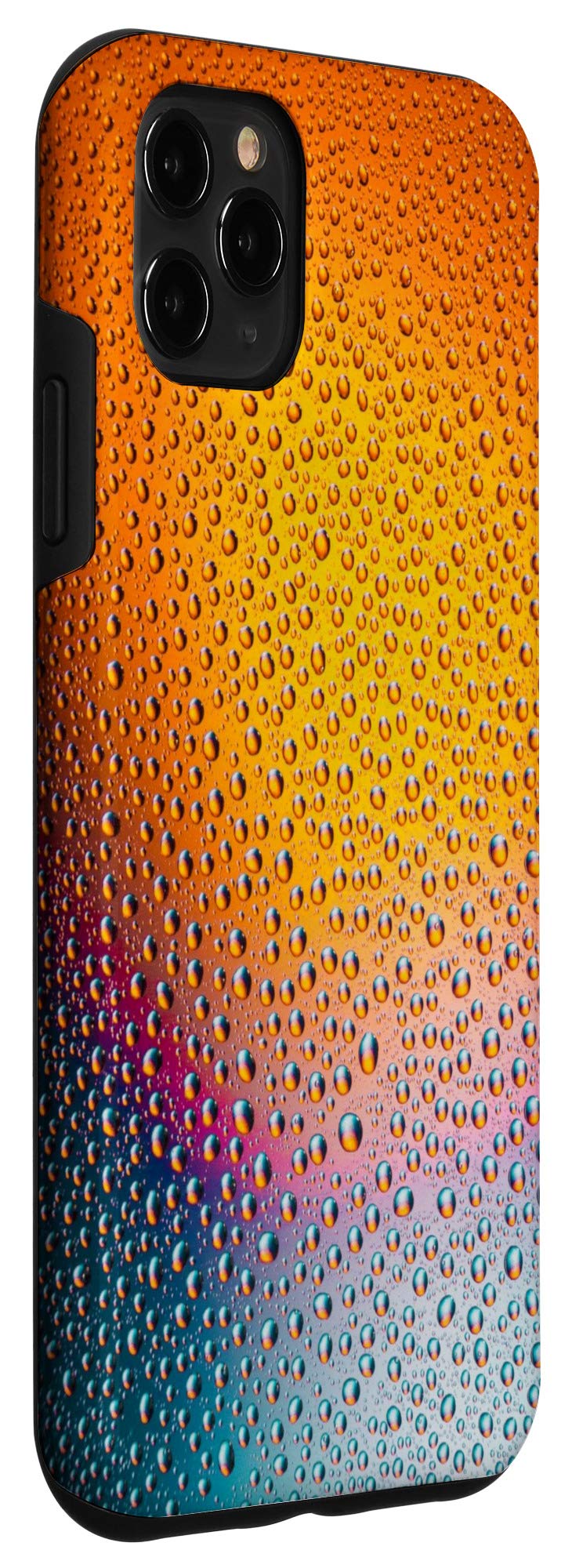 iPhone 11 Pro Max Case with Rainbow Water Drop Design - Shatterproof Protective Cover for Daily Use, Travel & Outdoor Activities