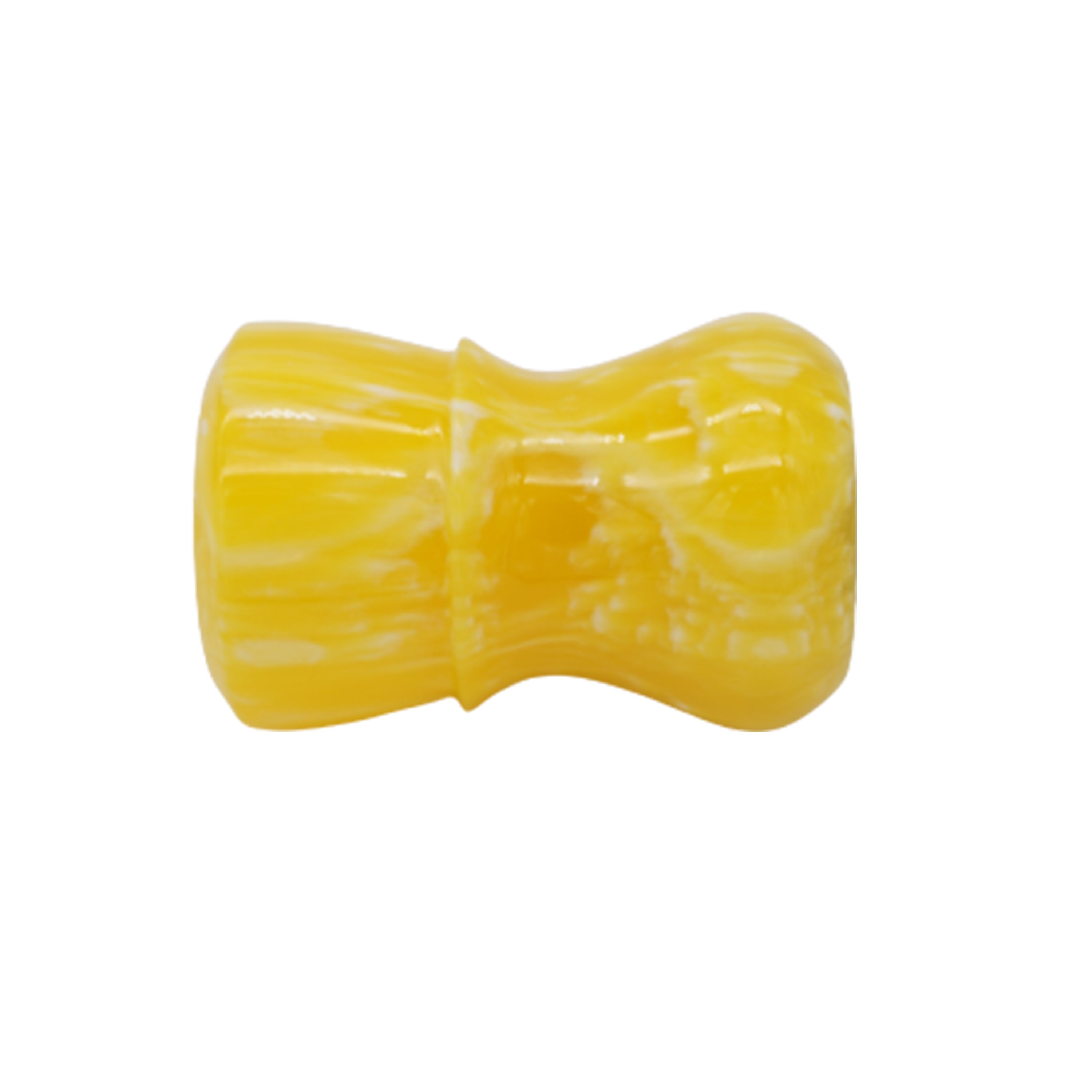 Premium Lemon Drop Handcrafted Shaving Brush Handle - Fits 24mm & 26mm Knots - Perfect for Wet Shaving & Grooming Gifts - Luxury Men's Shaving Accessories for Home & Travel Use