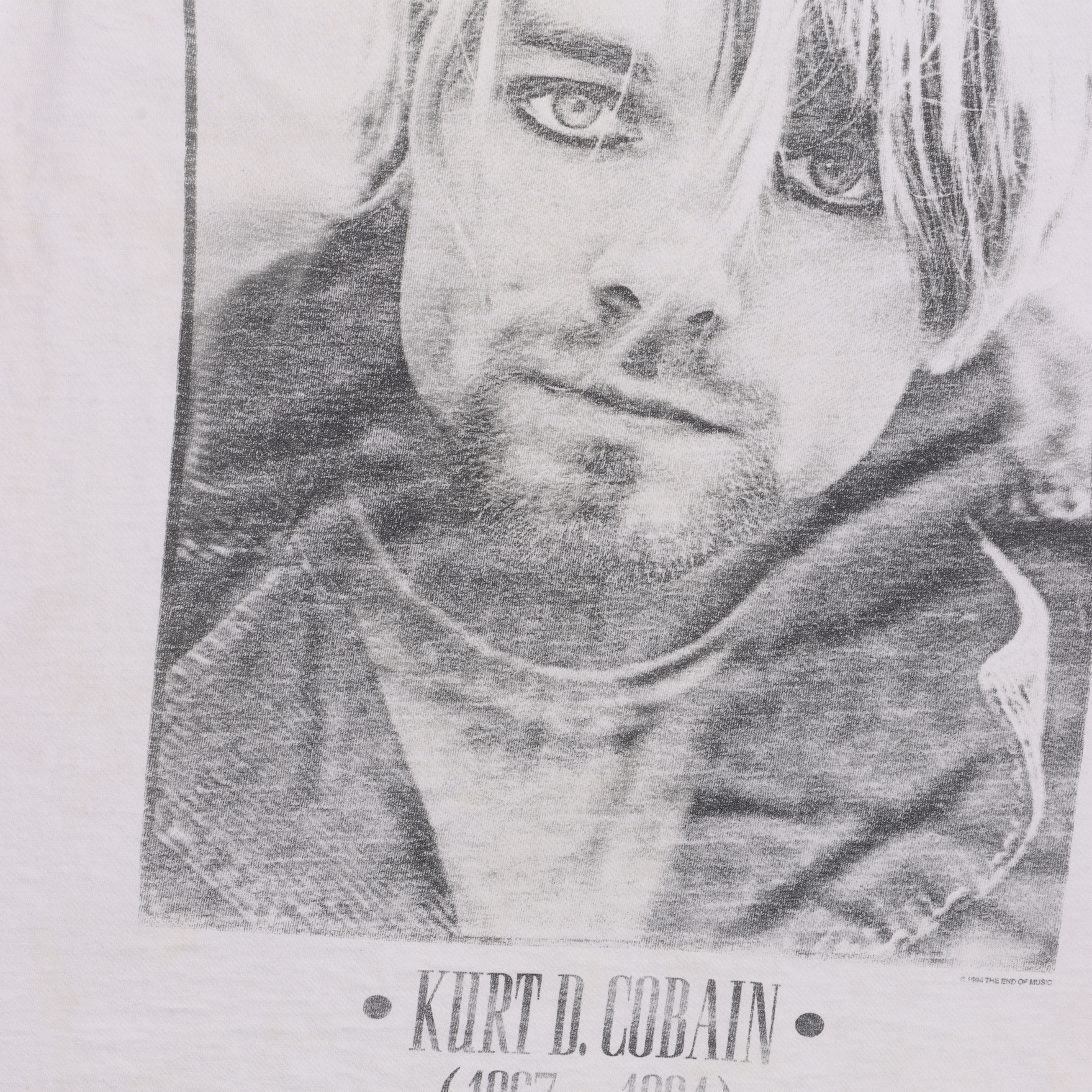 Vintage 1990s Kurt Cobain Grunge Rock Band T-Shirt - Nirvana Music Fan Tee for Concerts & Casual Wear