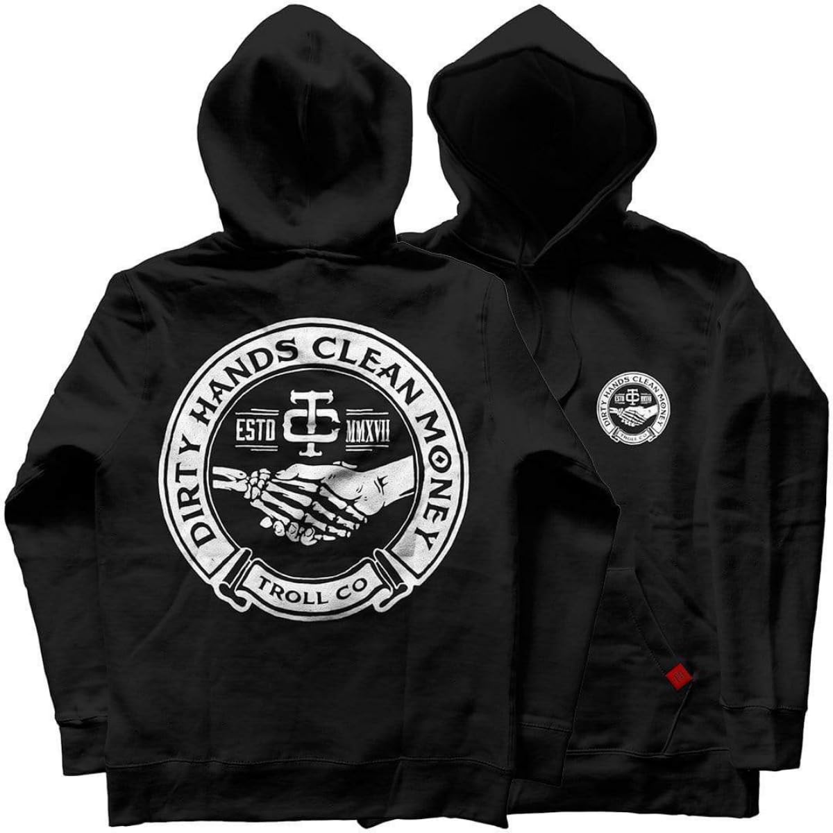 TROLL CO. CLOTHING Haggler Heavyweight Hoodie Pullover - Premium Cotton Streetwear for Men & Women | Perfect for Urban Fashion, Winter Layering & Casual Outfits
