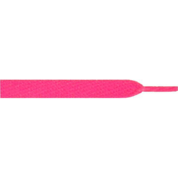 Hot Pink Skateboard Flat Shoelaces - 1 Pair Pack | Durable & Stylish for Sneakers, Skate Shoes & Casual Wear
