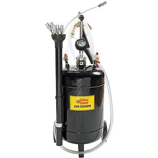 JohnDow Fluid Evacuator - 6 Gallon Oil Extractor for Automotive, Marine & Industrial Use - Portable Fluid Pump for Oil Changes, Waste Removal & Maintenance