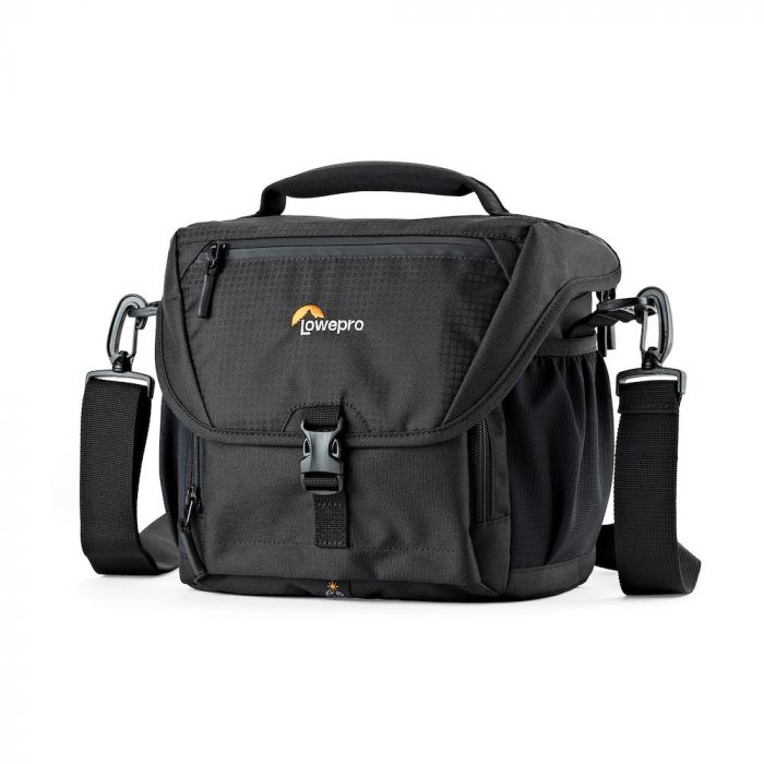 Lowepro Nova 170 AW II DSLR Camera Shoulder Bag - Waterproof Black Camera Case for Photographers - Perfect for Travel, Hiking & Outdoor Photography