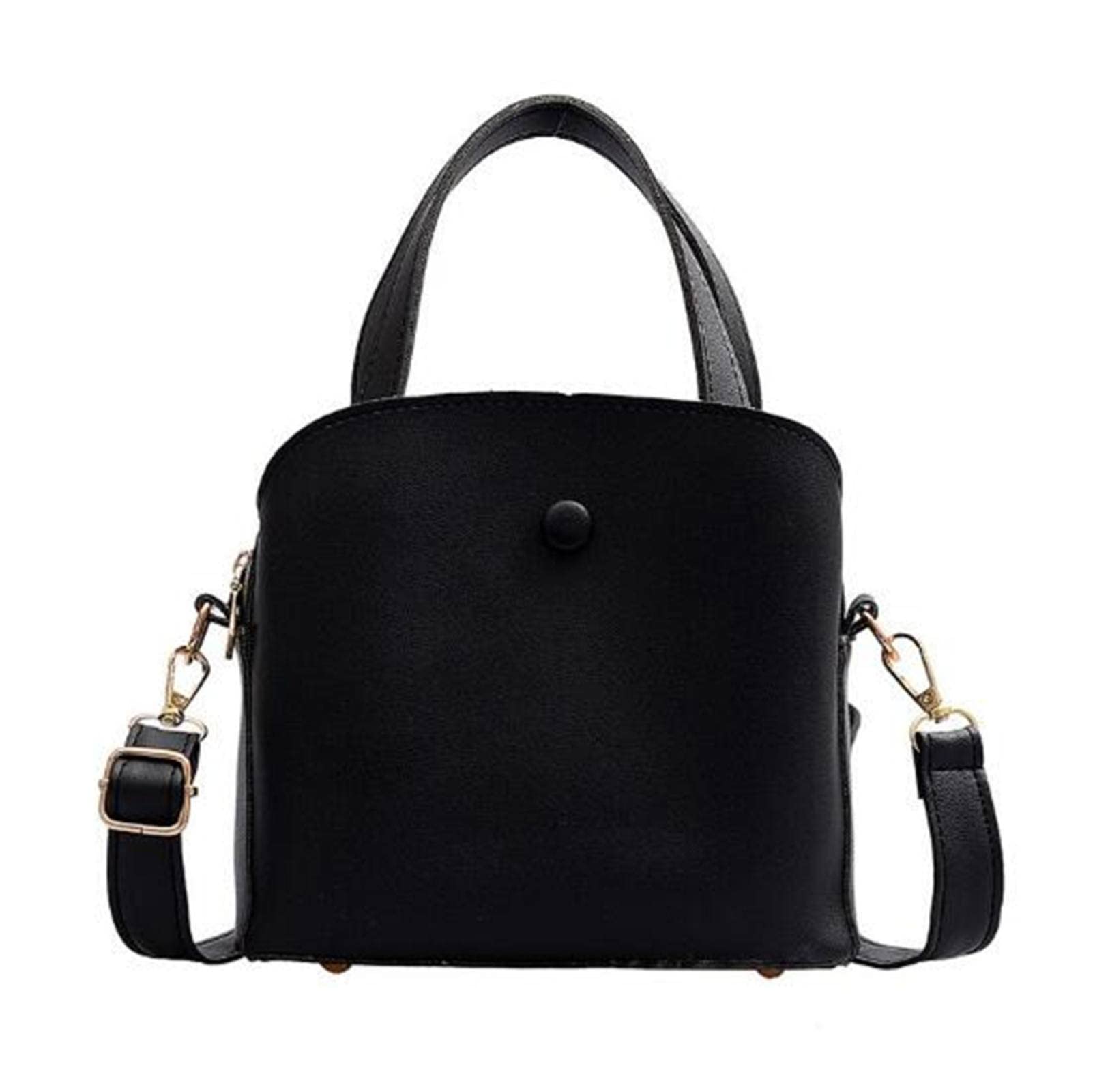 Stylish NC Women's Tote Bag & Crossbody Purse - Versatile Shoulder Handbag with Top Handle Satchel in Black | Perfect for Work, Travel & Everyday Use