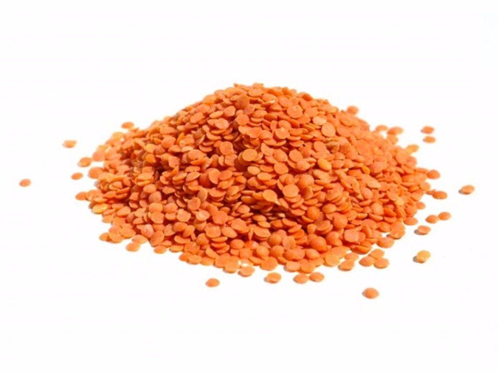 Premium Red Split Lentils - 55lb Bulk | High-Protein, Non-GMO, Gluten-Free | Perfect for Soups, Stews, and Vegan Recipes
