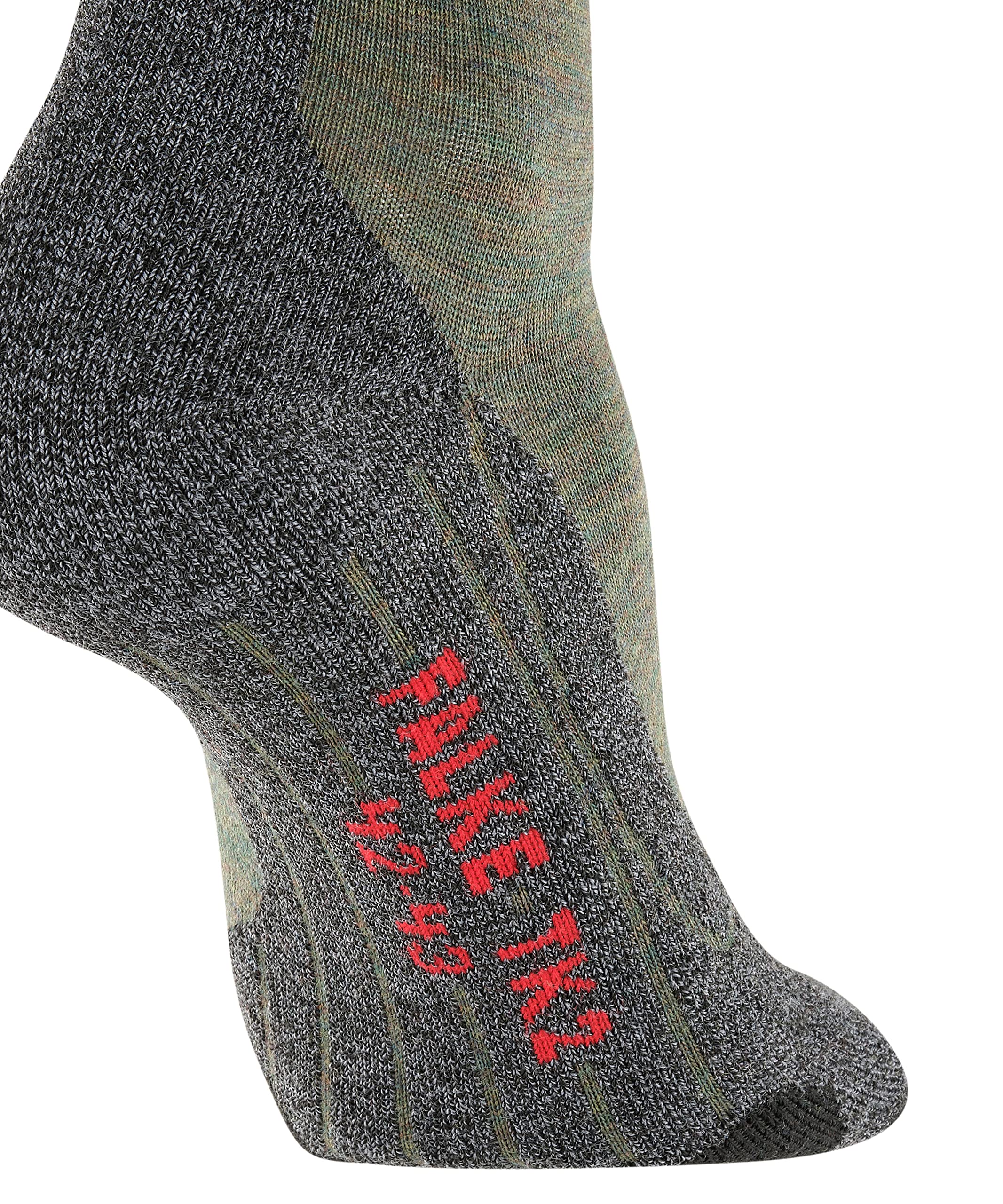 FALKE Men's Trekking 2 Melange Hiking Socks - Ivy Green for Outdoor Adventures & Mountain Climbing