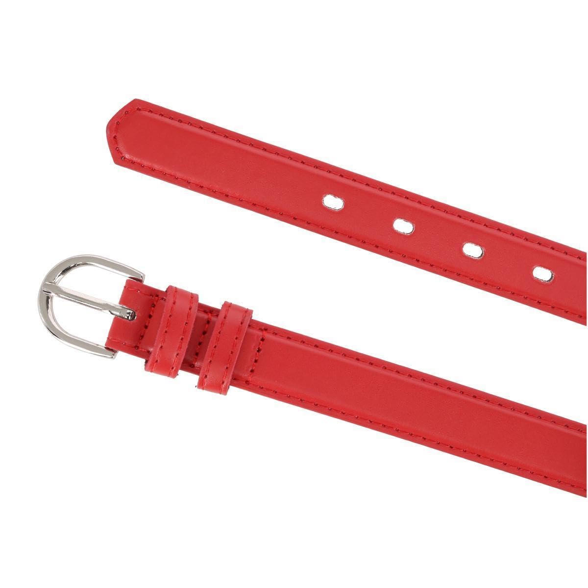 CTM® Kids Leather Dress Belt 1 Inch Width - Adjustable & Stylish for Boys & Girls - Perfect for School Uniforms, Formal Events & Everyday Wear