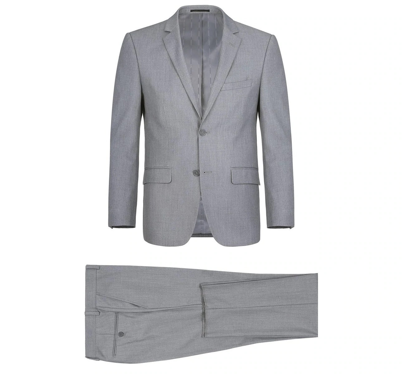 Alessandro Vitello by Renoir 2-Piece Classic Fit Single Breasted Suit for Men | Premium Wool Business Attire | Perfect for Weddings, Office & Formal Events