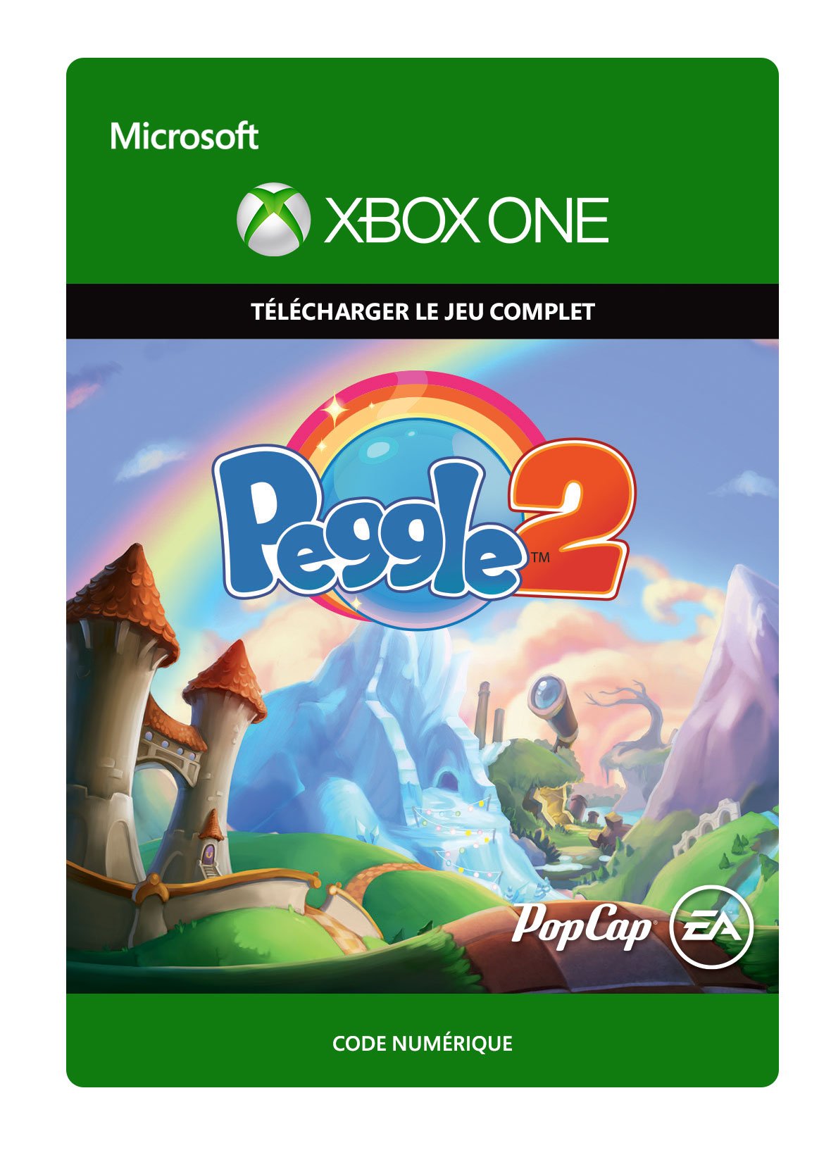 Peggle 2 - Xbox One Digital Download Game Code | Fun Arcade Puzzle Game for Family & Friends Game Night