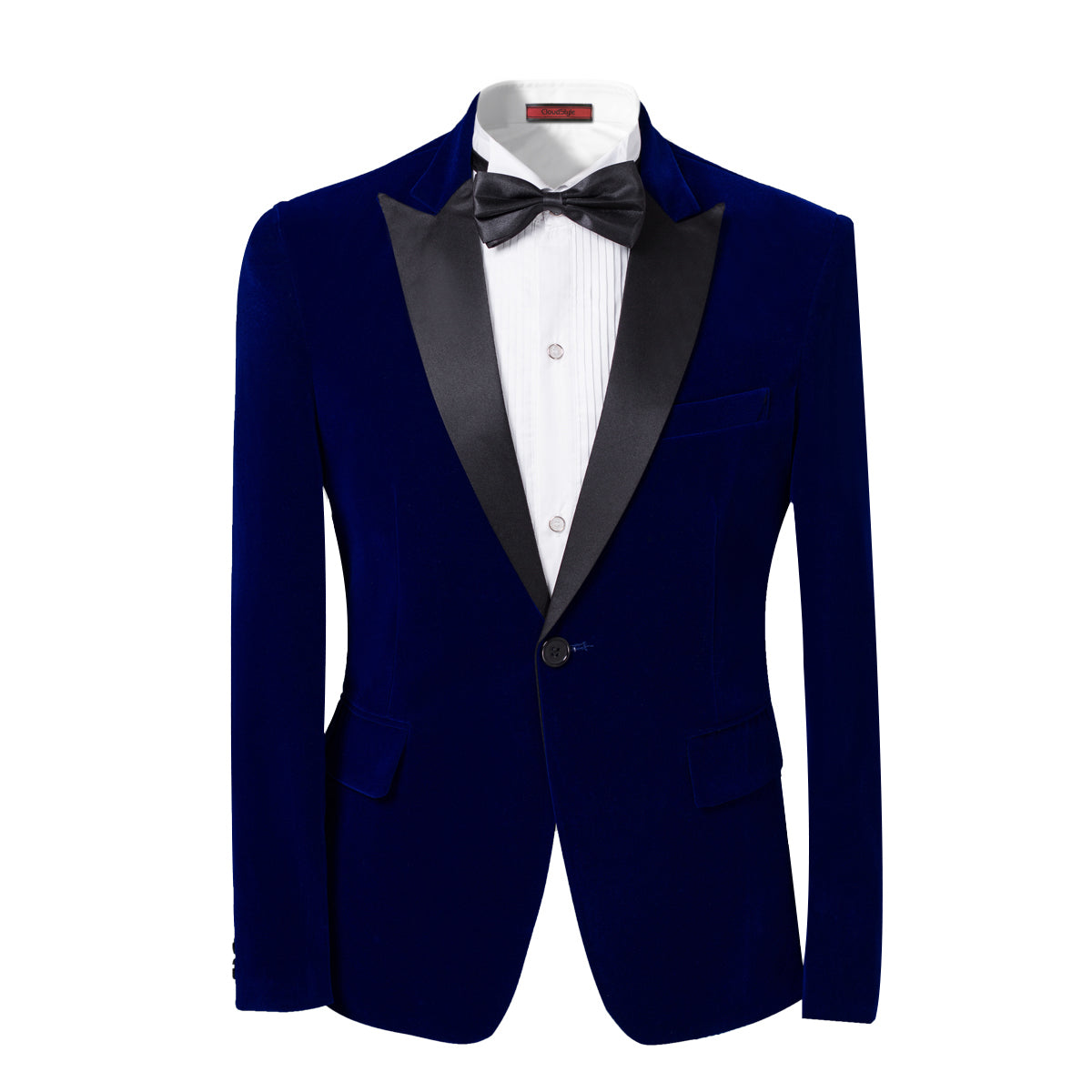 Slim Fit 2 Piece Blue Pleuche Velvet Tuxedo Suit for Men - Formal Wedding Suit, Evening Gala Attire, Prom Night Outfit, Special Occasion Dress Up