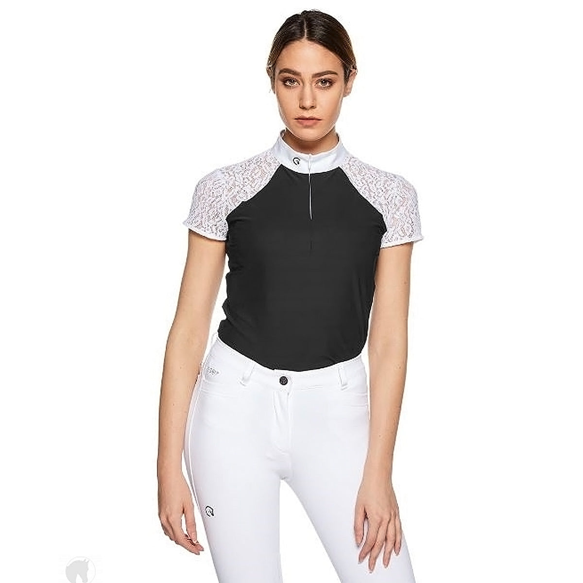 EGO 7 Florentine Short Sleeve Show Shirt for Women - Elegant Floral Print Blouse for Parties, Dates & Special Occasions