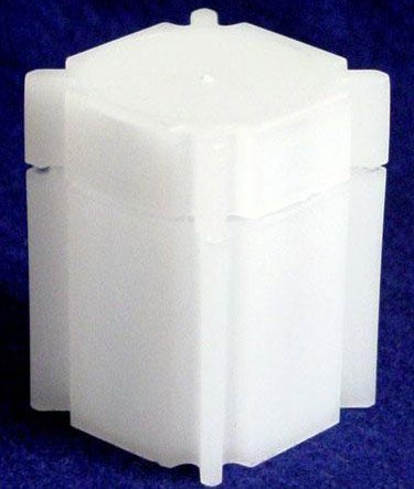 100pcs Square Coin Storage Tubes for 20 Half Dollars - Secure & Durable Coin Organizer for Collectors, Banks, and Vending Machine Use