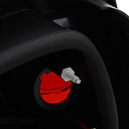 Spec-D Tuning Black LED Tail Lights for 2003-2005 Chevy Cavalier - Smoked Lens Pair (Left & Right) - Enhanced Style & Night Visibility - Perfect for Car Shows & Night Driving