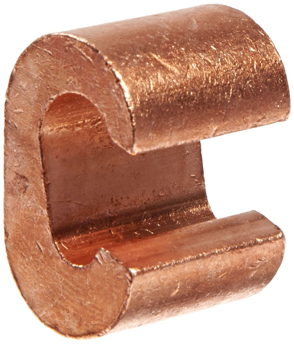 Burndy YC28C26 Copper Crimp Connector for 3/0 Sol - 4/0 Str Run & 1/0 Sol - 2/0 Str Tap | 1-1/16