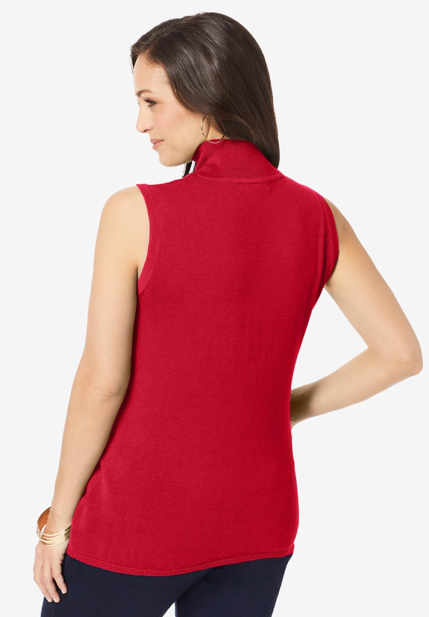 Jessica London Plus Size Mockneck Sweater for Women - Office & Casual Wear