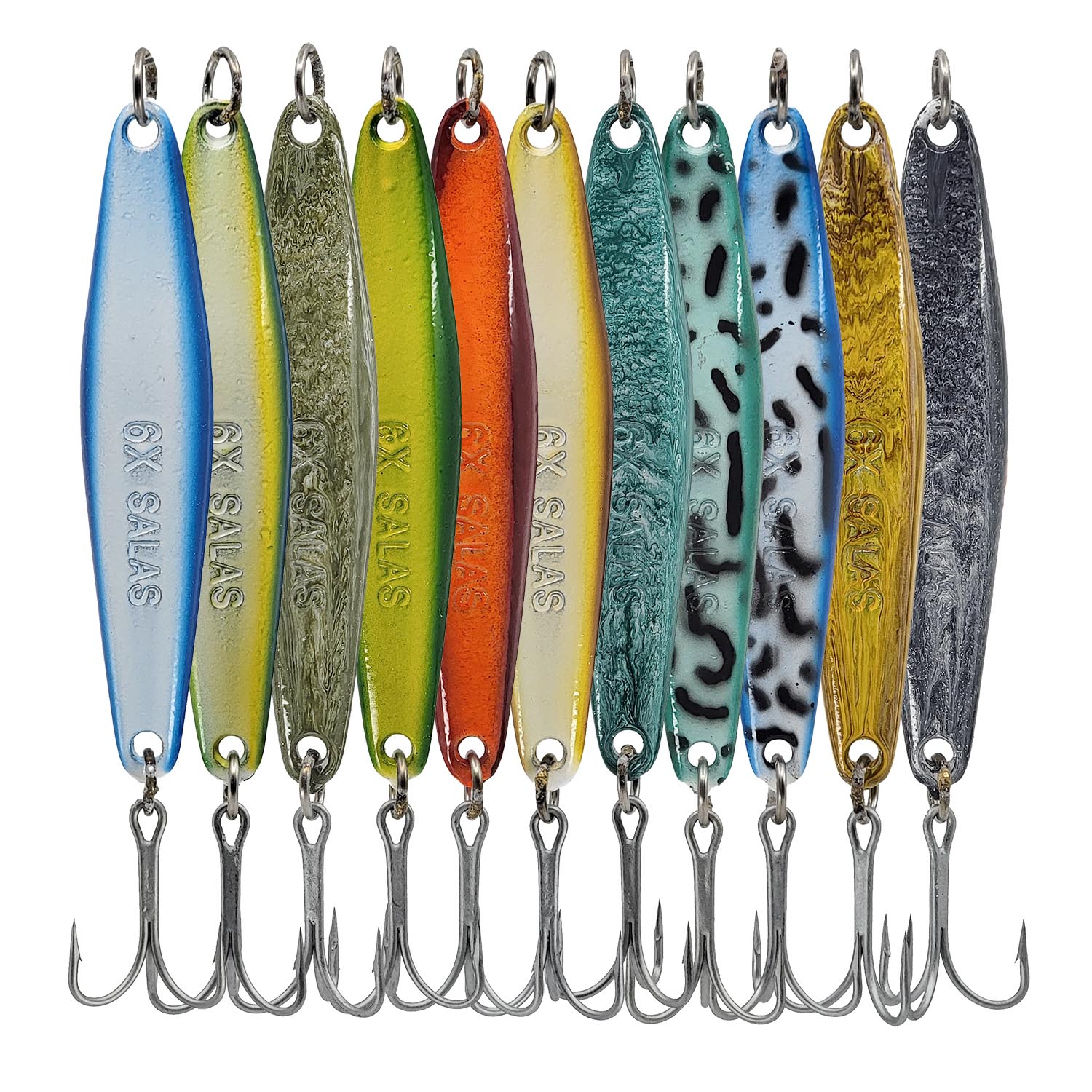 Salas 6X Yo Yo Iron Jigs - Premium Saltwater Fishing Lures for Tuna, Yellowtail & Wahoo - Perfect for Offshore & Deep Sea Fishing Adventures