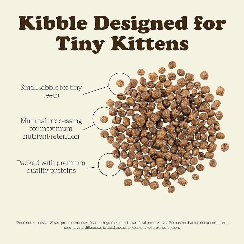 Grain-Free Turkey Duck & Salmon Kitten Dry Food - High Protein, All-Natural Ingredients for Healthy Growth - Perfect for Indoor & Active Kittens